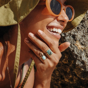 Royston Turquoise Elfin Ring