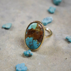 Royston Turquoise Elfin Ring
