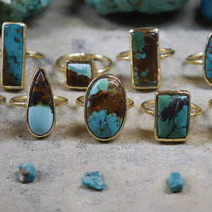 Royston Turquoise Elfin Ring