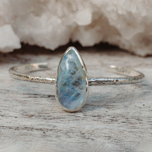 Your Center Cuff || Rainbow Moonstone