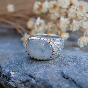 Women's Ring - moonstone - Xavier Rudd Collab