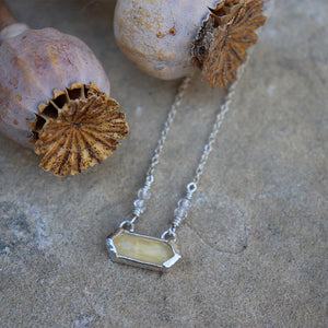 Shine Necklace || Citrine