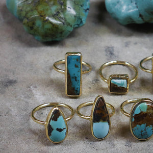 Royston Turquoise Elfin Ring