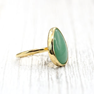 Chrysoprase Elfin Ring