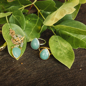 Chrysoprase Elfin Ring