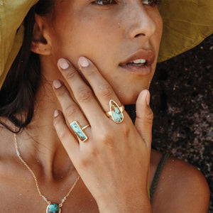 Royston Turquoise Elfin Ring