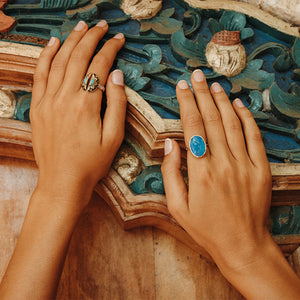 Natural Mystic Ring || Turquoise