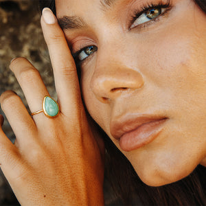 Chrysoprase Elfin Ring
