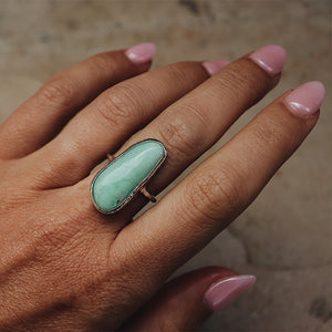 Chrysoprase Elfin Ring
