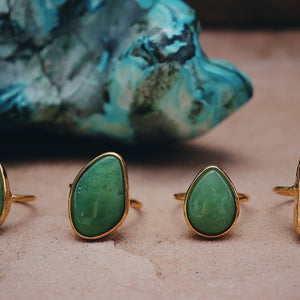 Chrysoprase Elfin Ring