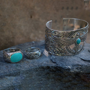 Men's Ring - turquoise - Xavier Rudd Collab