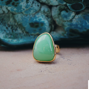 Chrysoprase Ring