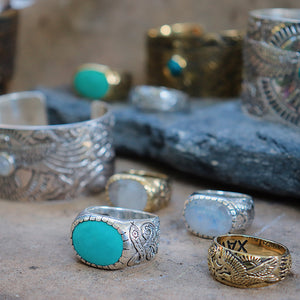 Men's Ring - turquoise - Xavier Rudd Collab