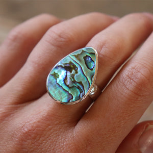 Paua Shell Ring