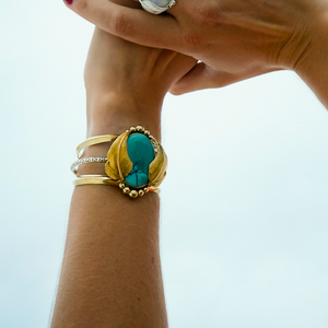 Kinship Cuff || Turquoise Oval