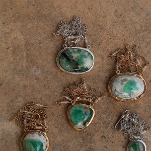 Emerald Quartz Necklace