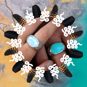 Men's Ring - turquoise - Xavier Rudd Collab