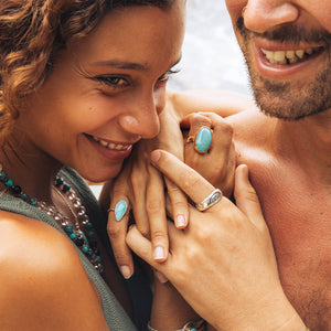 Maghara Turquoise Elfin Ring