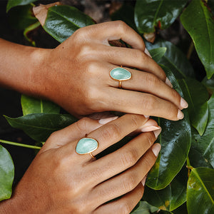 Chrysoprase Elfin Ring