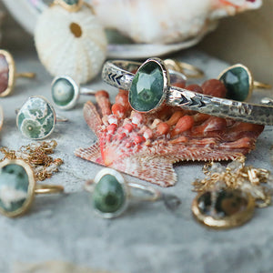 heirloom cuff || ocean jasper