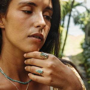 Royston Turquoise Elfin Ring