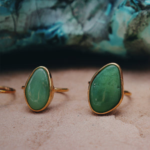 Chrysoprase Elfin Ring