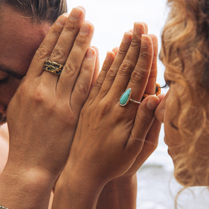 Maghara Turquoise Elfin Ring