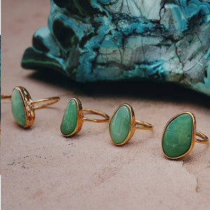 Chrysoprase Elfin Ring