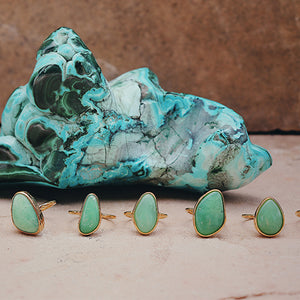 Chrysoprase Elfin Ring