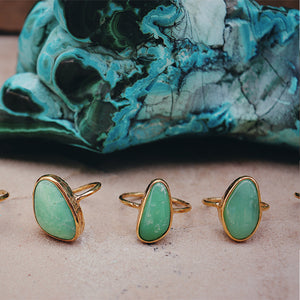 Chrysoprase Elfin Ring