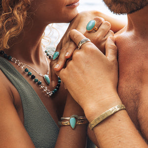 Maghara Turquoise Elfin Ring