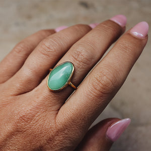 Chrysoprase Elfin Ring