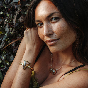 heirloom cuff || Garden Quartz