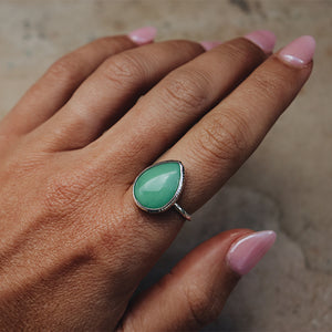 Chrysoprase Elfin Ring