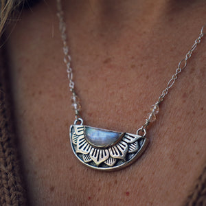 Natural Mystic Necklace|| Moonstone