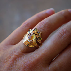 Your Light Ring || Citrine