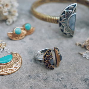 Natural Mystic Ring || Moonstone