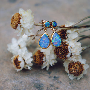 Fallen Star Earrings || wide tear