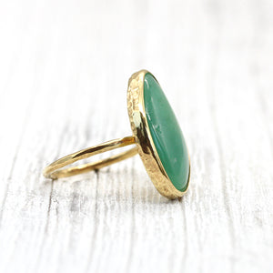 Chrysoprase Elfin Ring