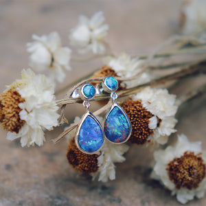 Fallen Star Earrings || wide tear