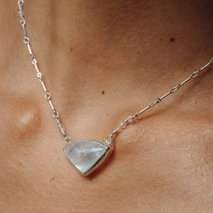 Rainbow Moonstone Necklace