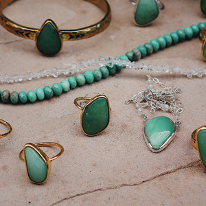 Chrysoprase Elfin Ring