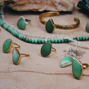 Chrysoprase Elfin Ring