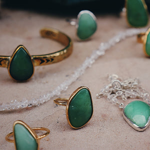 Chrysoprase Elfin Ring