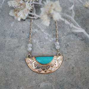 Natural Mystic Necklace || Turquoise