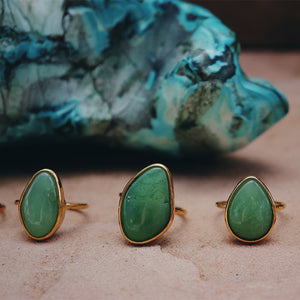 Chrysoprase Elfin Ring