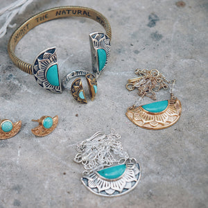 Natural Mystic Necklace || Turquoise
