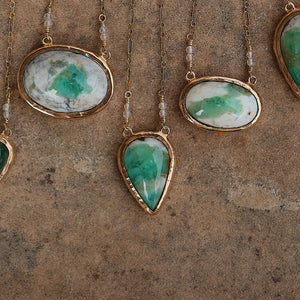 Emerald Quartz Necklace