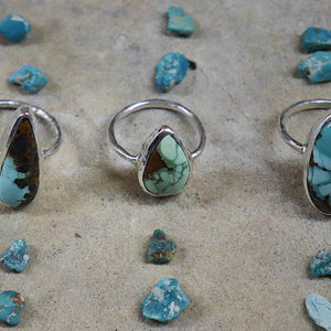 Royston Turquoise Elfin Ring