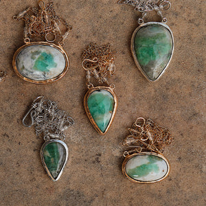 Emerald Quartz Necklace